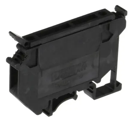 Produktfoto 1 von Phoenix Contact UK 5-HESI Modularer Sicherungs-Anschlussklemmenblock 1 Schwarz, 1mm², 500V Schraubbefestigung