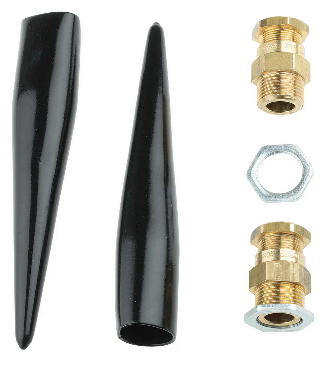 Prysmian KM409 6 Kabelverschraubungssatz 1 x Verschraubungsgehäuse, 1 x Stopfbuchsenmutter, 1 x Dichtung, 1 x