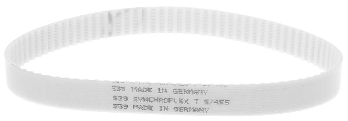 Produktfoto 1 von Contitech Polyurethan Polyurethan Zahnriemen 91 Zähne 455 mm 16 mm, Teilung 5 mm
