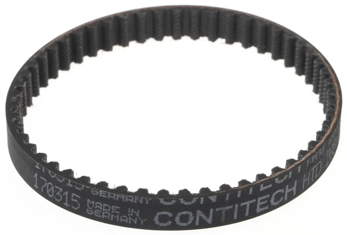 Produktfoto 1 von Contitech Glaskabel Gummi Zahnriemen 53 Zähne 265 mm 9 mm, Teilung 5 mm