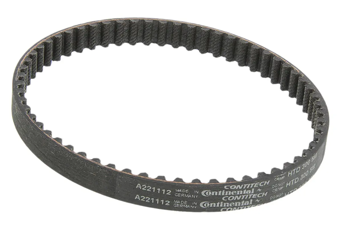 Produktfoto 1 von Contitech Glaskabel Gummi Zahnriemen 60 Zähne 300 mm 9 mm, Teilung 5 mm