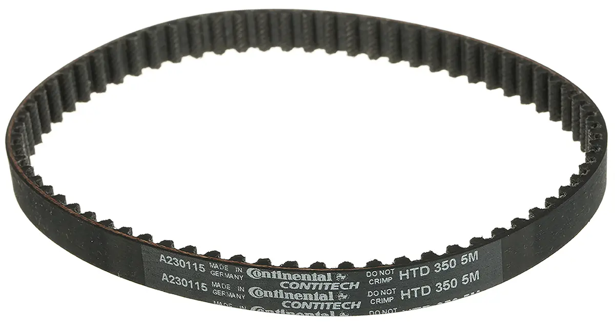 Produktfoto 1 von Contitech Glaskabel Gummi Zahnriemen 70 Zähne 350 mm 9 mm, Teilung 5 mm