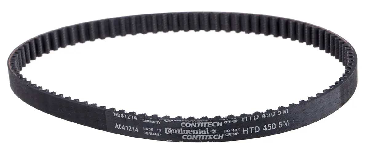 Produktfoto 1 von Contitech Glaskabel Gummi Zahnriemen 90 Zähne 450 mm 9 mm, Teilung 5 mm