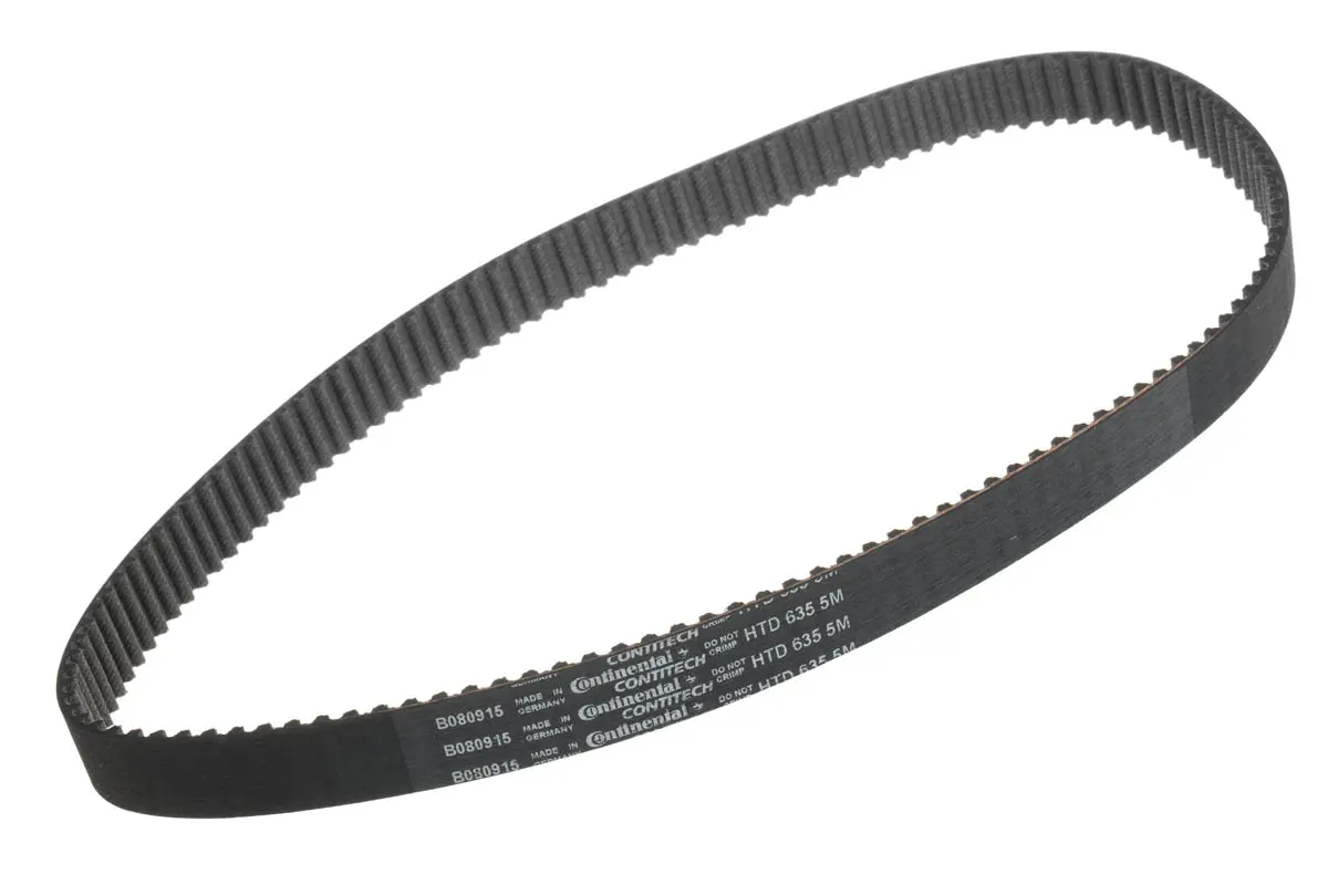 Contitech Glaskabel Gummi Zahnriemen 127 Zähne 635 mm 15 mm, Teilung 5 mm