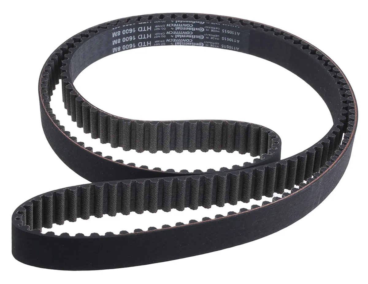 Produktfoto 1 von Contitech Glaskabel Gummi Zahnriemen 200 Zähne 1.6 m 20 mm, Teilung 8 mm