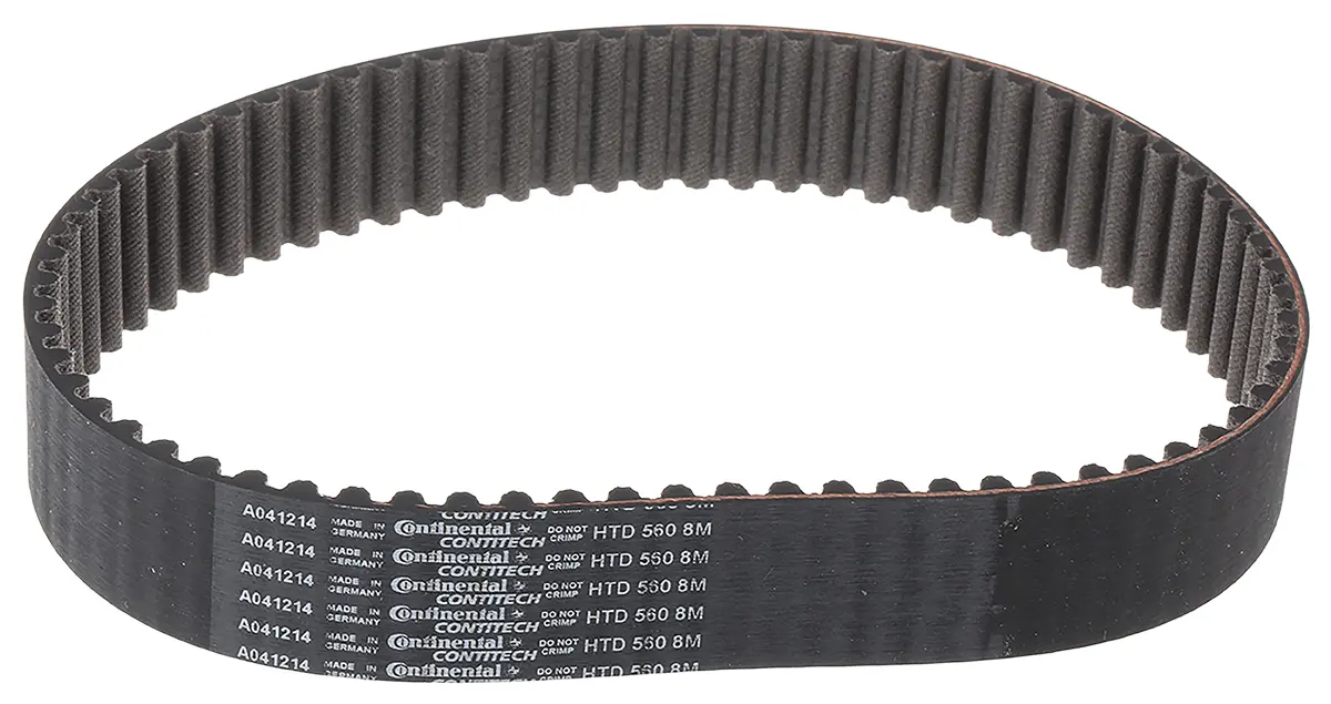 Produktfoto 1 von Contitech Glaskabel Gummi Zahnriemen 70 Zähne 560 mm 30 mm, Teilung 8 mm