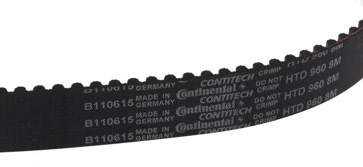 Produktfoto 1 von Contitech Glaskabel Gummi Zahnriemen 120 Zähne 960 mm 30 mm, Teilung 8 mm