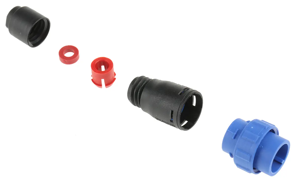Produktfoto 1 von Bulgin Buccaneer 400 19 Miniature Rundsteckverbinder Stecker 6-polig Stecker 5A Kabel IP68