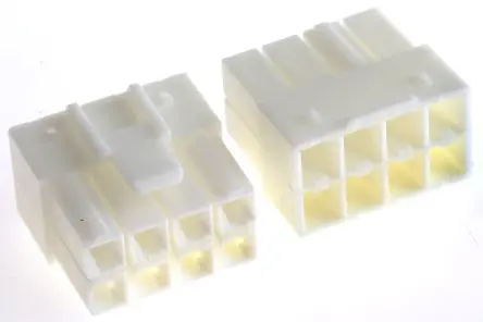 Produktfoto 1 von JST VL Stecker Steckverbindergehäuse 6.2 mm, 8-polig / 2-reihig Gerade, Kabel für Buchsenkontakt der Serie VL