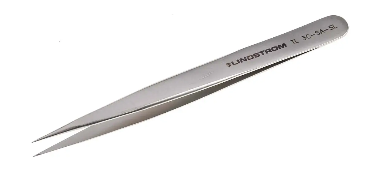 Produktfoto 1 von Bahco Edelstahl Pinzette, 110 mm Gerade Antimagnetisch ESD-sicher