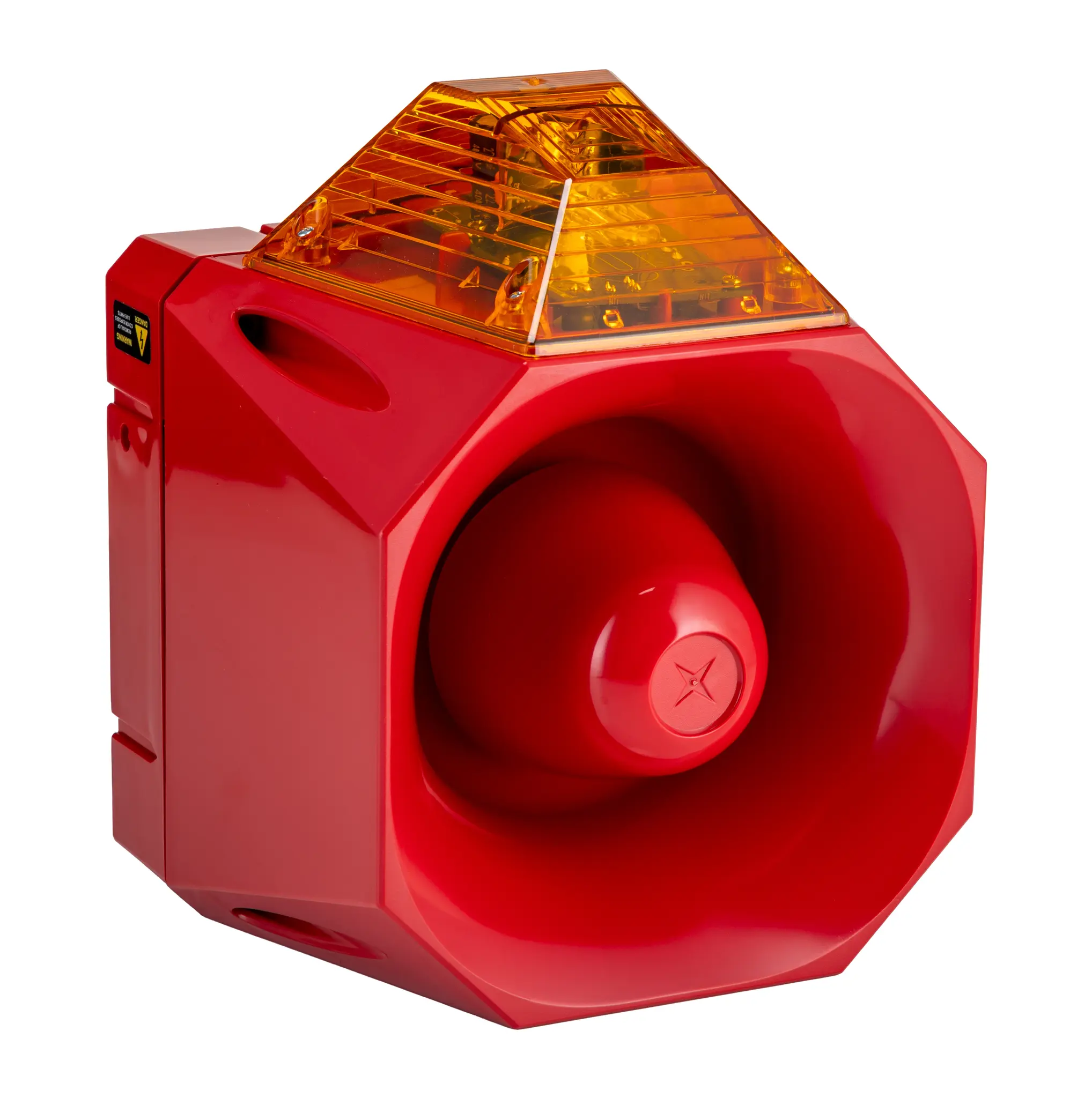 Produktfoto 1 von Eaton Asserta Maxi LED, Filament/Warnsummer-Licht Schall- und Lichtsignal-Kombination 230V ac Gelb IP66 Wand / 120 dB