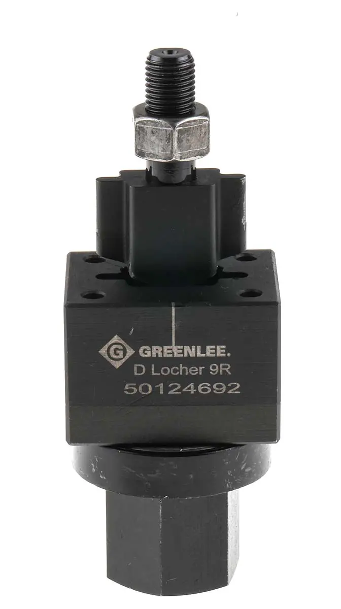Produktfoto 1 von Greenlee Stempel- und Matrizensatz für Schneid, 1.6 mm (Mild Steel), 1, 19.8 x 11.3 mm 9-polig D R, Hand