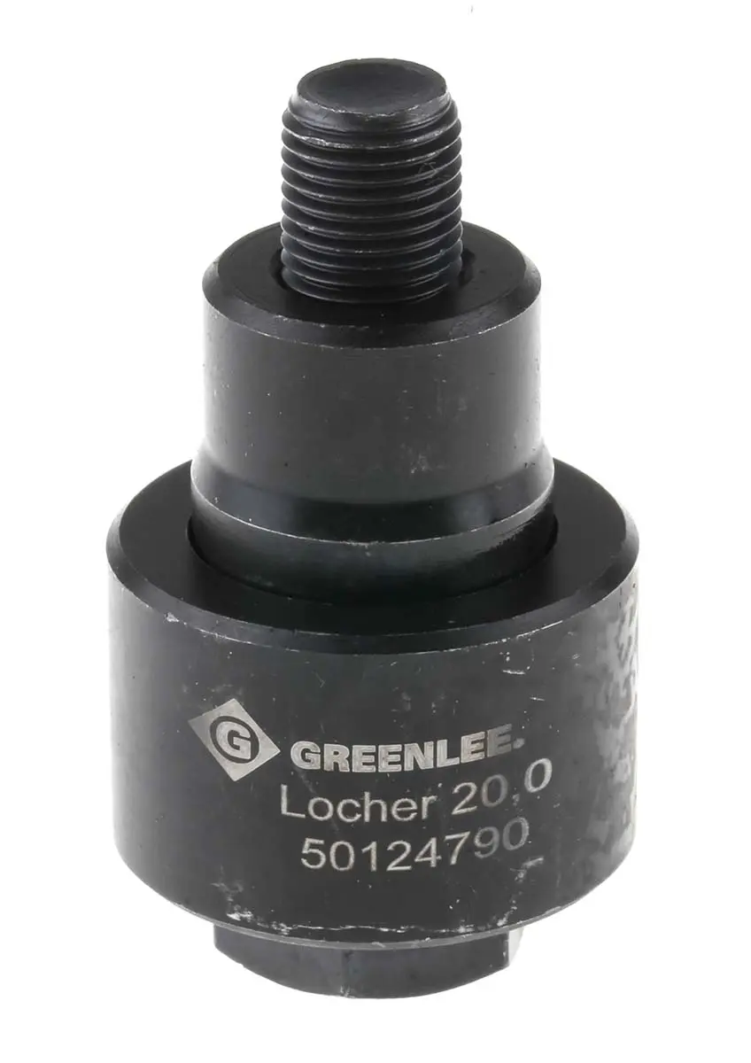 Produktfoto 1 von Greenlee Lochstanze, Weichstahl: 3 mm; Edelstahl: 1,5 mm, 20.0mm, Hand