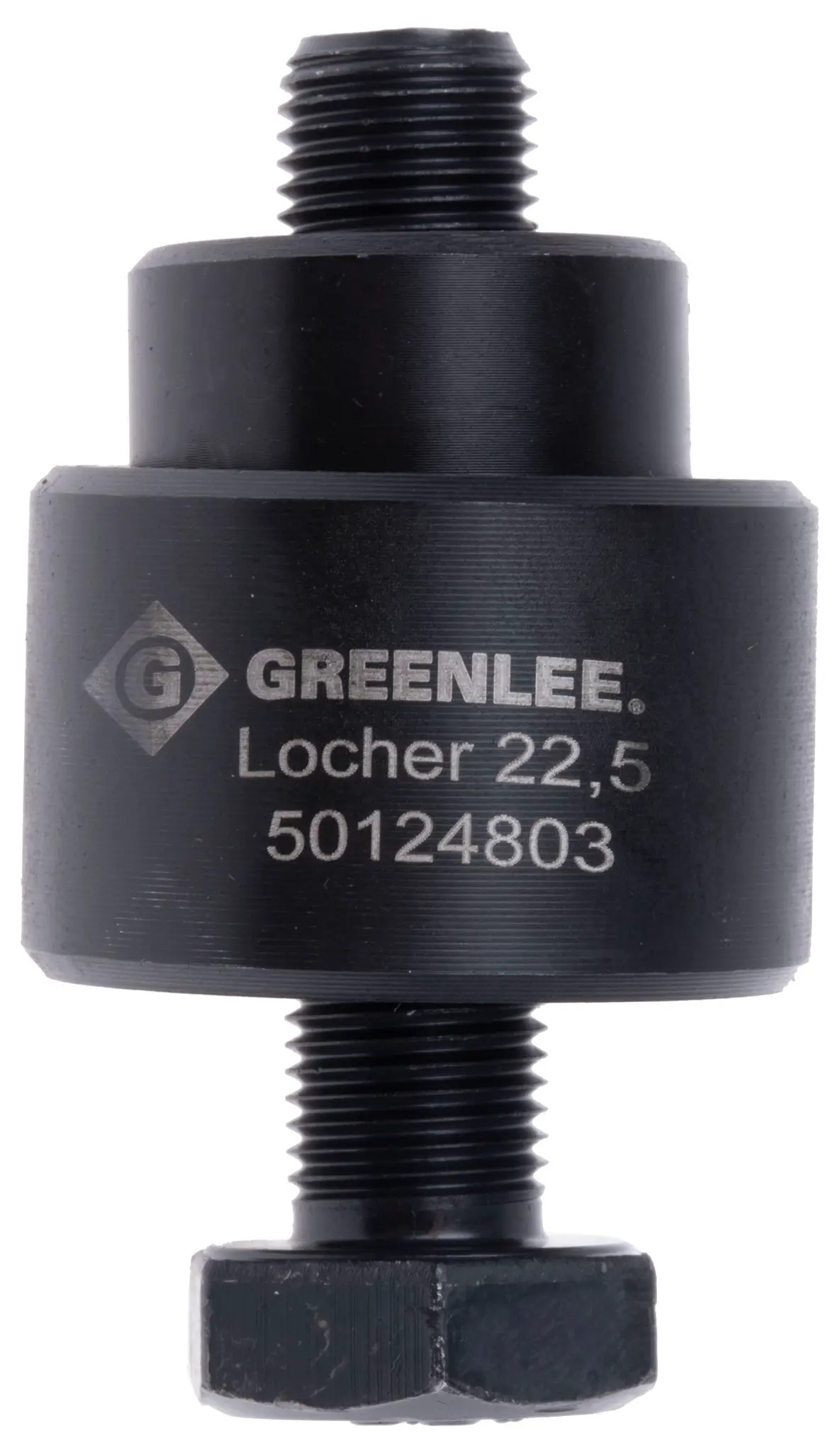 Produktfoto 1 von Greenlee Stempel- und Matrizensatz, 1.5 to 3 mm, 22.5 mm Rund, Hydraulisch