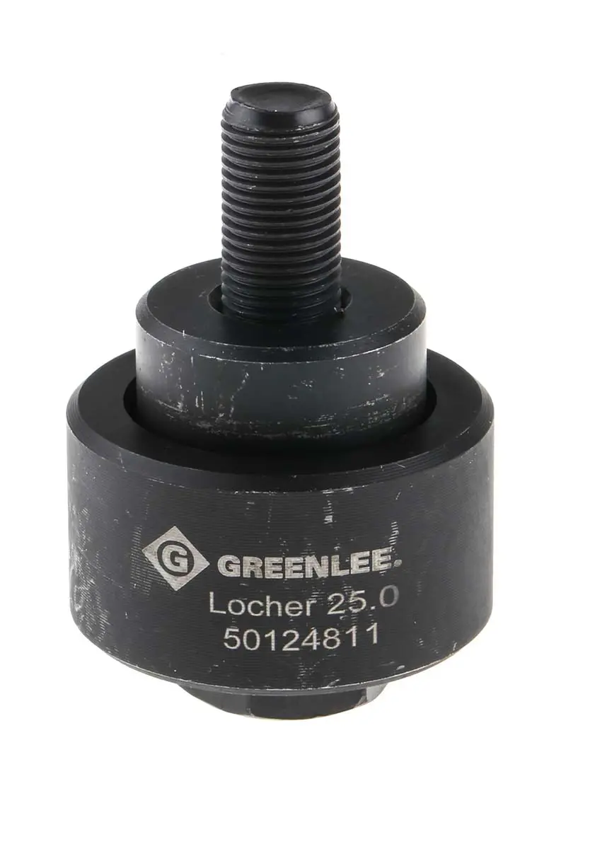 Produktfoto 1 von Greenlee Stempel- und Matrizensatz, 3 mm, 1, 25 mm Rund, Hydraulisch