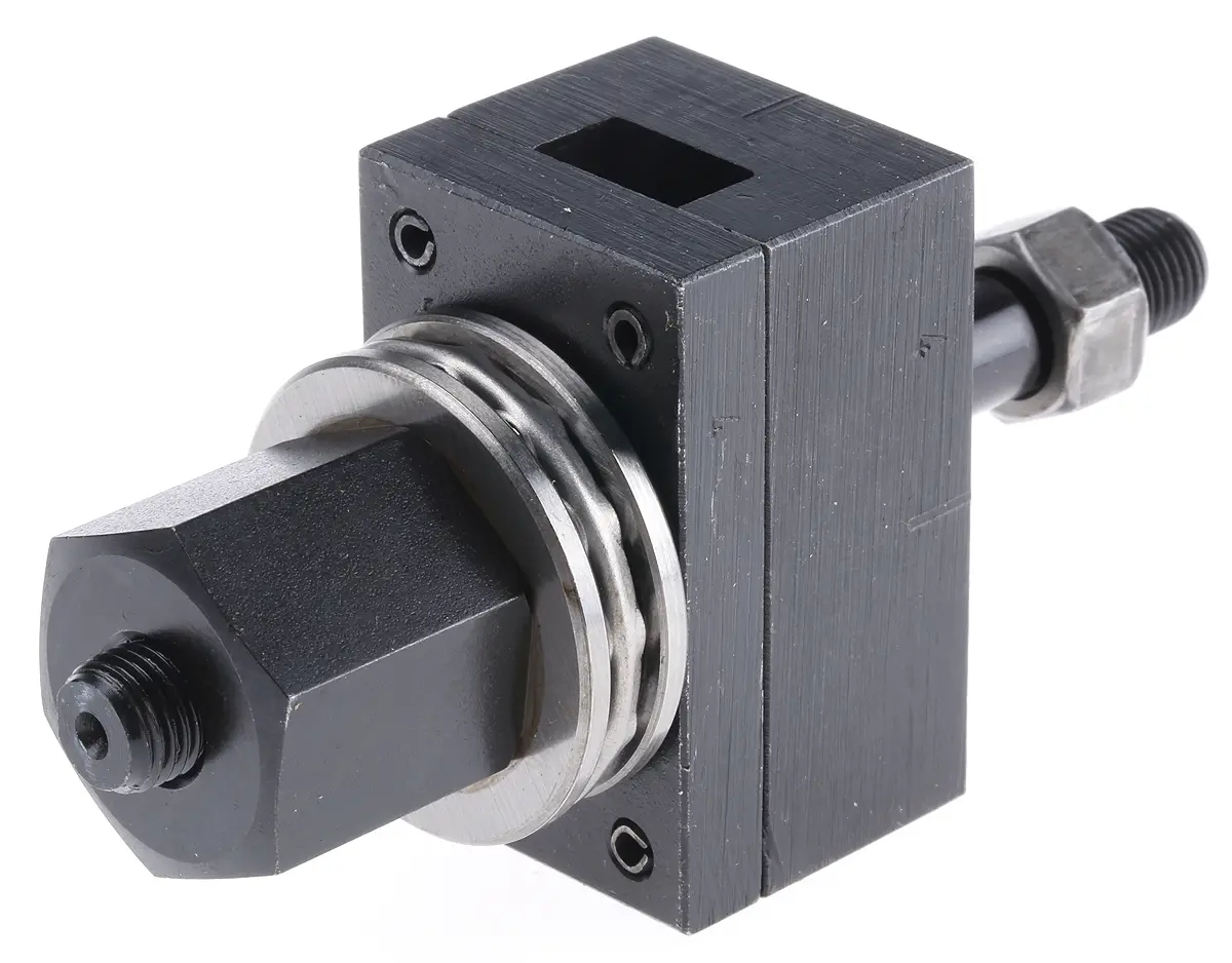 Produktfoto 1 von Greenlee Stempel- und Matrizensatz, 1.6 mm (Mild Steel), 1, 29.6 x 12.9 mm 15-polig D F, Hydraulisch
