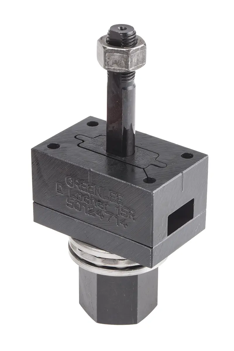 Produktfoto 1 von Greenlee Stempel- und Matrizensatz, 2 mm, 1, 11.3 mm 15-polig D R, Hydraulisch
