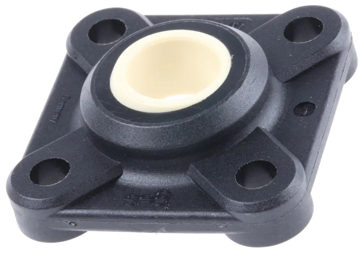 Igus 4-Loch Lagereinheit aus Igumid G, Innen-Ø 12 mm, 40 mm x 40 mm