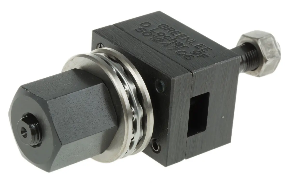 Produktfoto 1 von Greenlee Lochstanze, Weichstahl: 1,6 mm, 21.3 x 12.9mm, Hydraulik