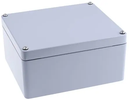 Produktfoto 1 von Rittal GA Aluminiumdruckguss Wandanschlusskasten Grau RAL 7001 IP66, HxBxT 232 mm, 202 mm x 111 mm