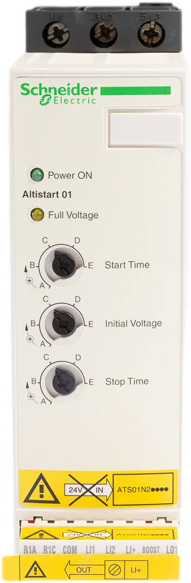 Produktfoto 1 von Schneider Electric Altistart 01 ATS01 Sanftstarter 3-phasig 11 kW, 415 V ac / 22 A, Automatik
