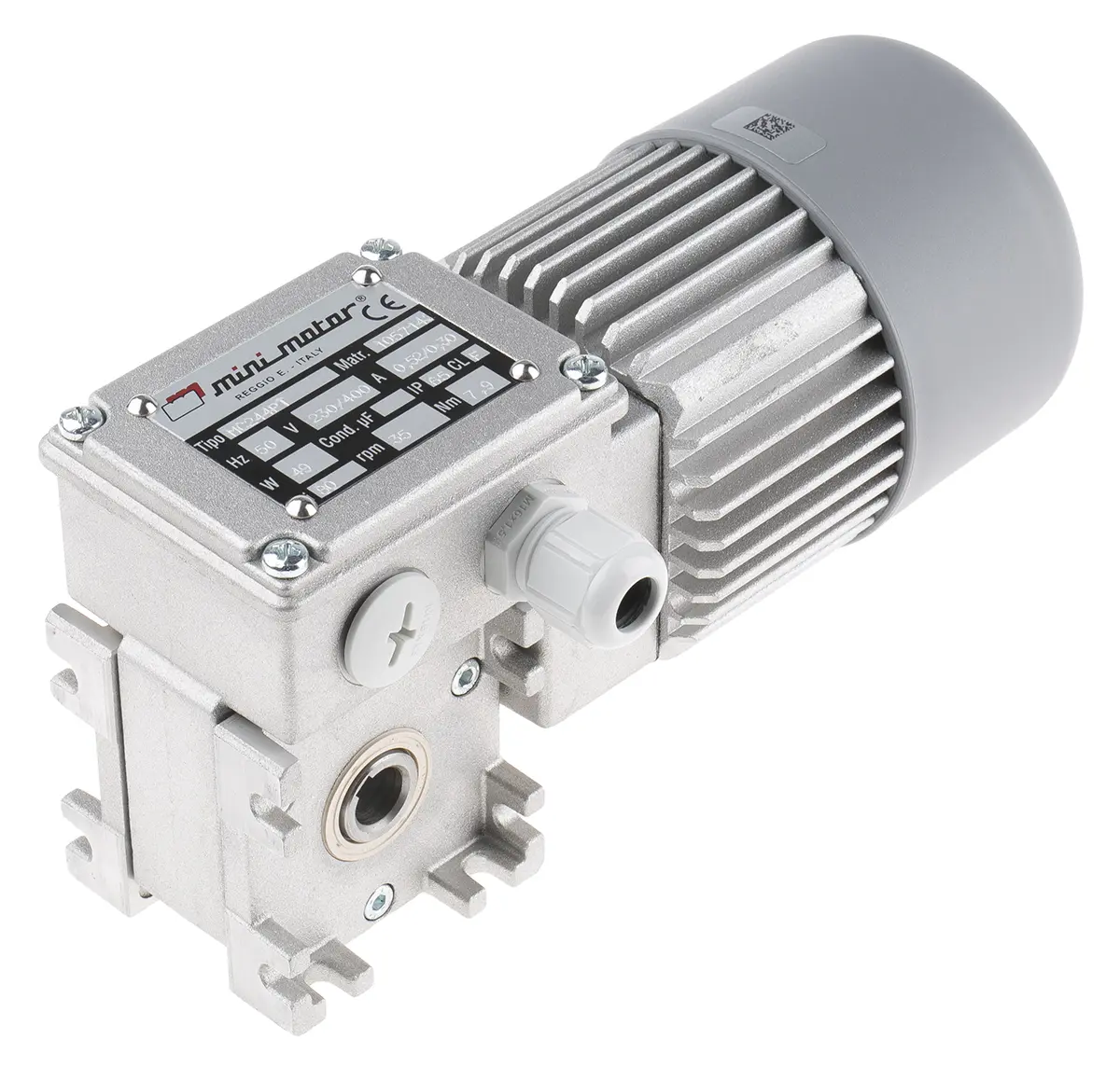 Produktfoto 1 von Mini Motor MC, 3 Schnecke 24-polig AC-Getriebemotor, 49 W 35 rpm 230/400 V