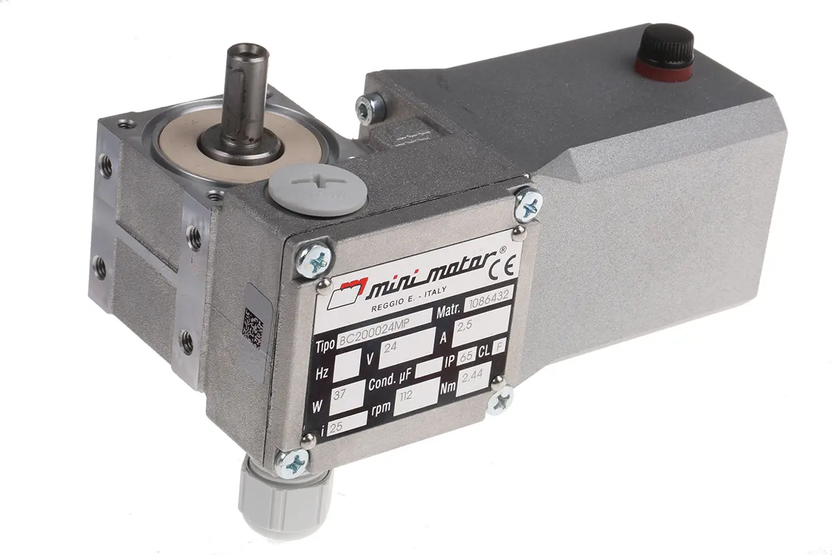 Produktfoto 1 von Mini Motor BC2000/24MP Bürsten-Getriebemotor DC-Getriebemotor bis 2.4 Nm 25:1, 24 V / 37 W, 112 rpm, Wellen-Ø 9 mm, 77.5