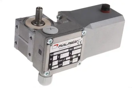 Produktfoto 1 von Mini Motor BC2000/24MP Bürsten-Getriebemotor DC-Getriebemotor bis 2.4 Nm 25:1, 24V dc / 37 W, 112U/min, Wellen-Ø 9 mm,
