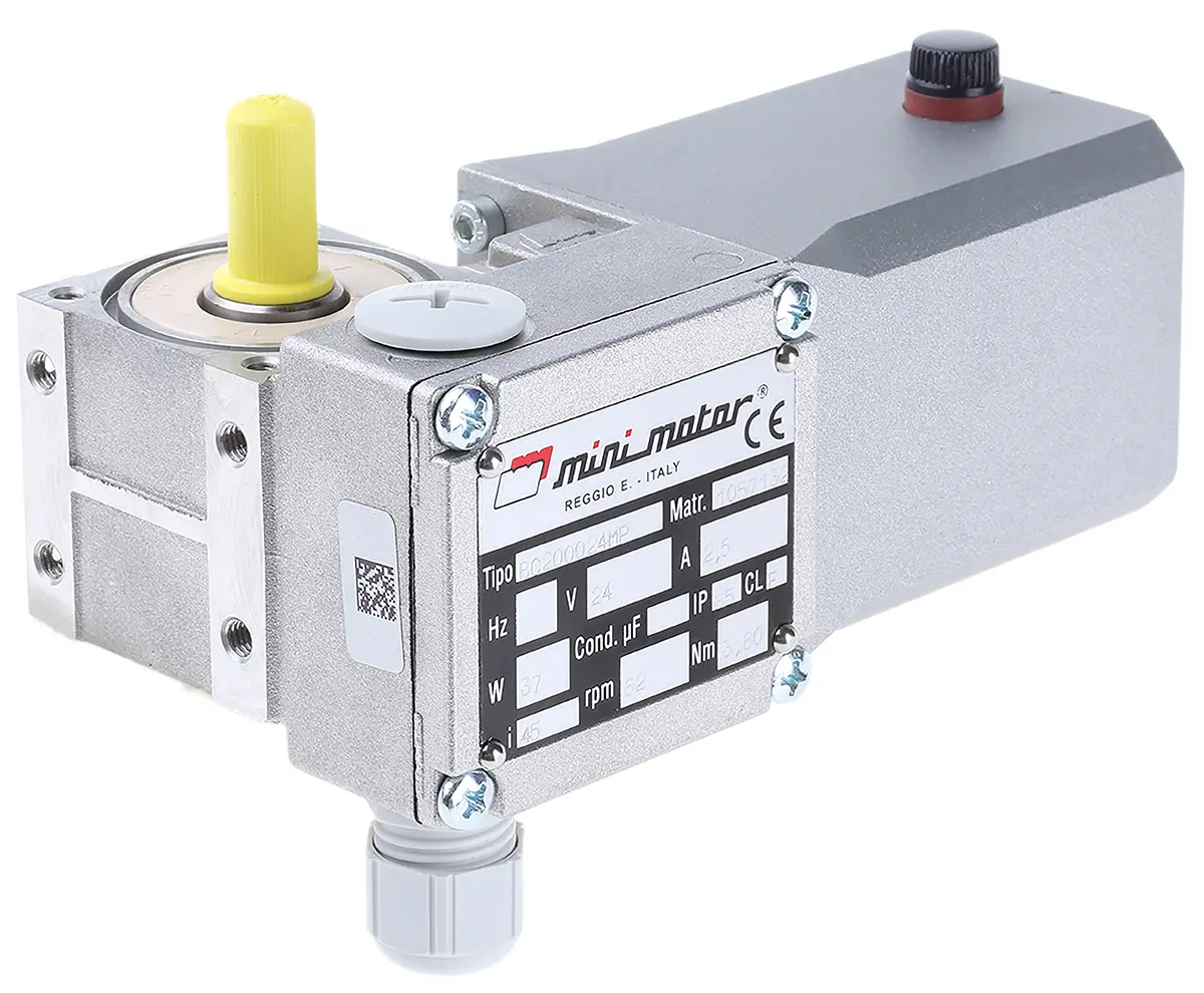 Produktfoto 1 von Mini Motor BC2000/24MP Bürsten-Getriebemotor DC-Getriebemotor bis 3.8 Nm 45:1, 24 V / 37 W, 62 rpm, Wellen-Ø 9 mm, 77.5