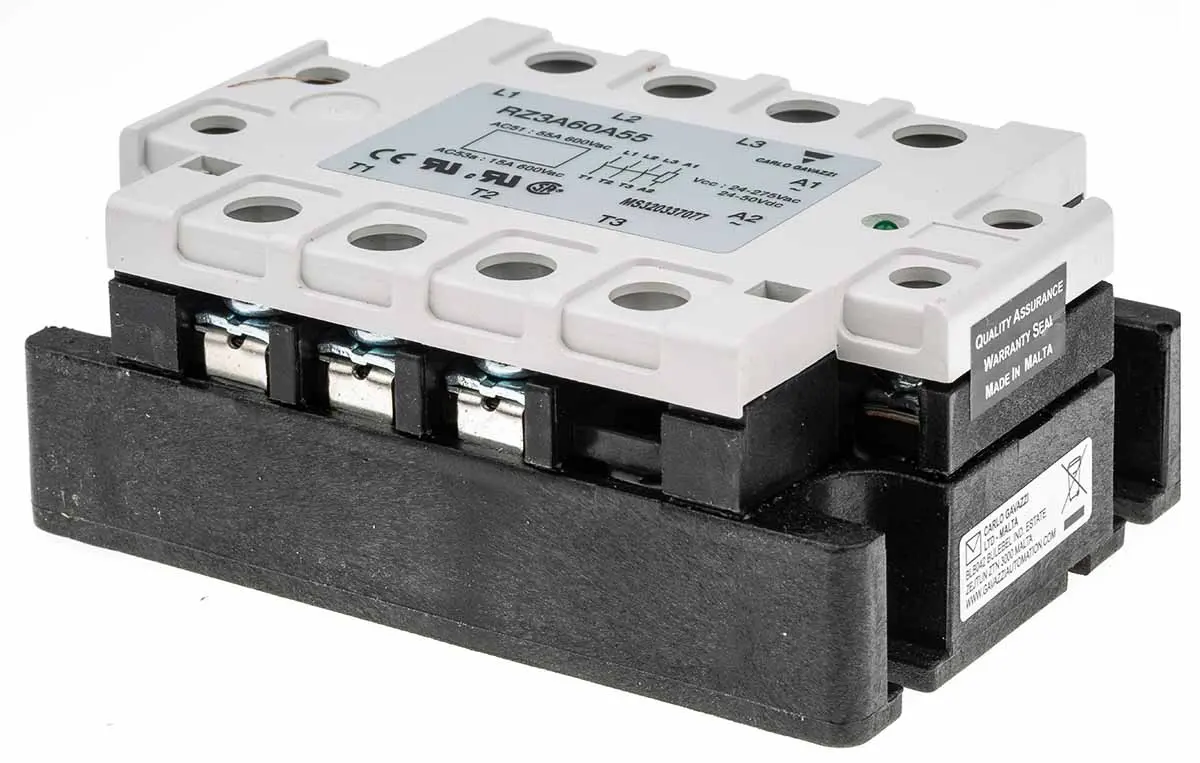 Produktfoto 1 von Carlo Gavazzi RZ3A Panel Halbleiterausgang, 3-poliger Schließer 660 V 50 V dc, 275V ac / 55 Arms