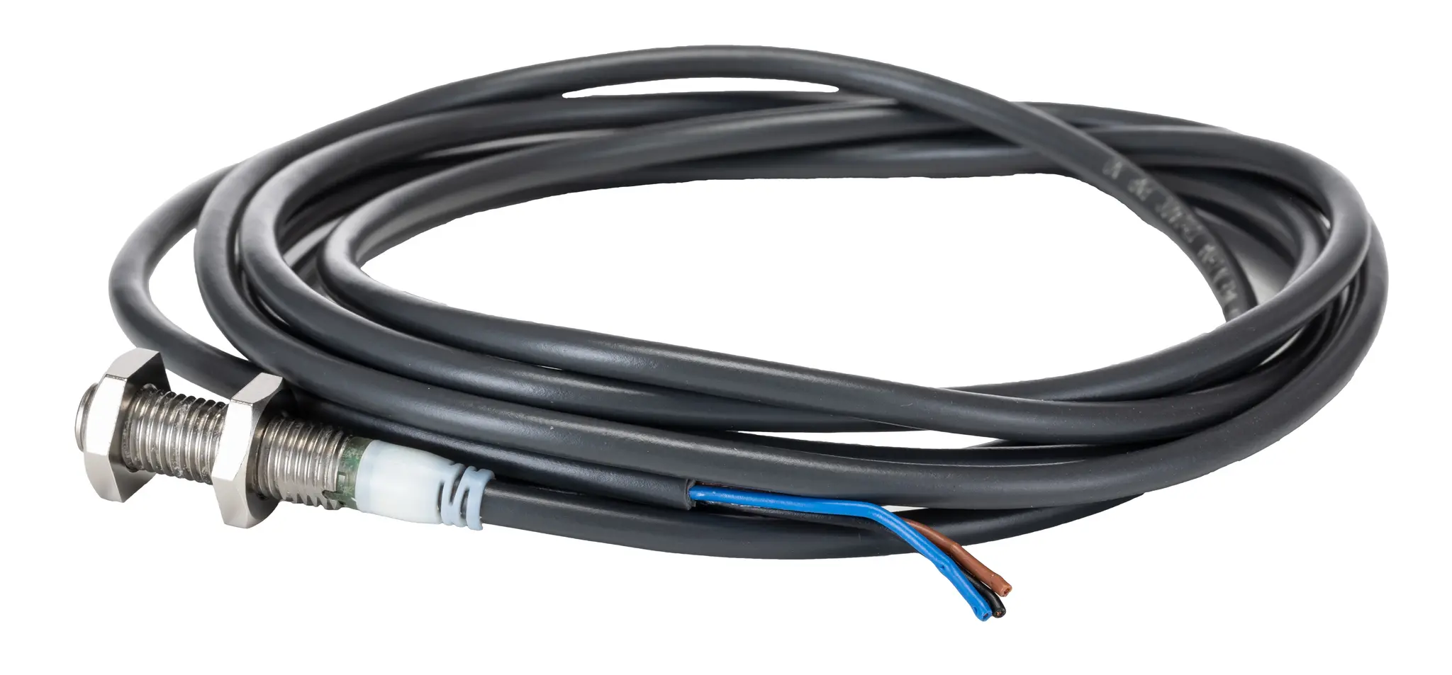 Produktfoto 1 von Omron E2A M8 Induktiver Näherungssensor, Gewinderohr PnP / 200mA 30 mm, IP67 240 V ac 32 V dc