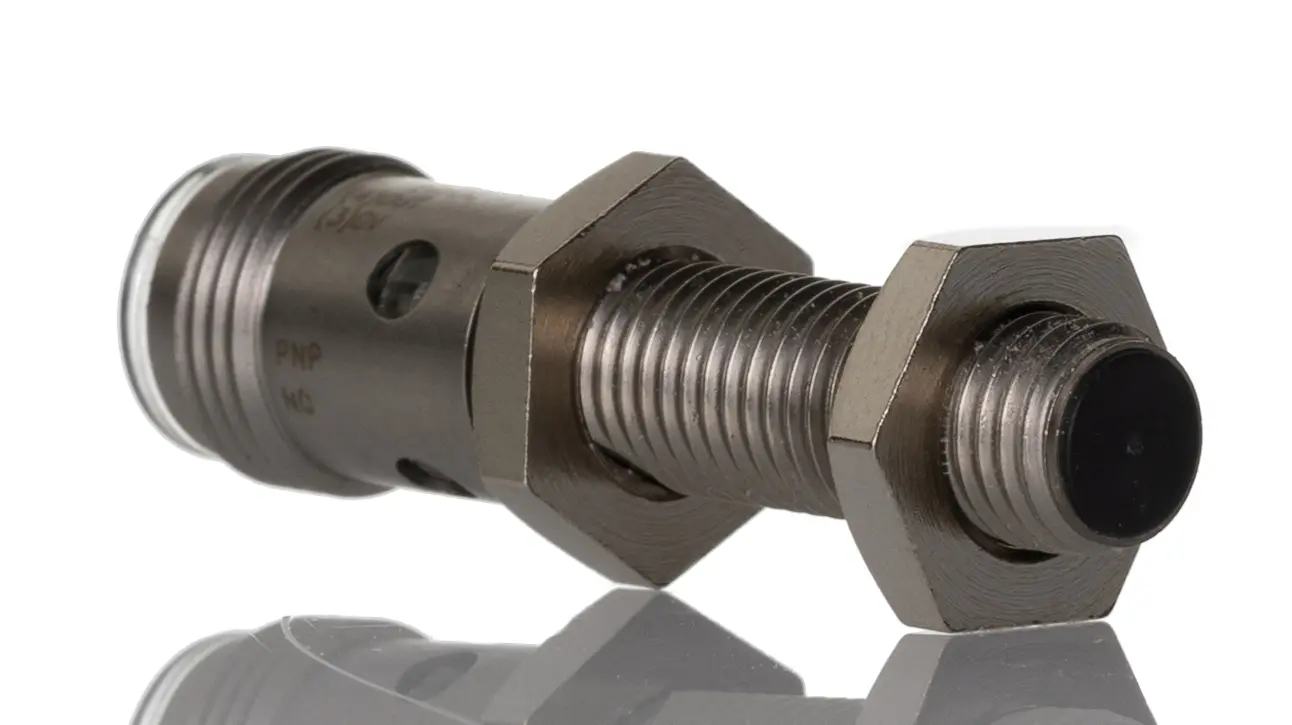 Produktfoto 1 von Omron E2A M8 Näherungssensor Induktiv, Gewinderohr 2 mm PNP 12 → 24 V dc / 200 mA NO, IP67