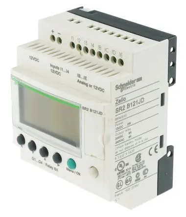 Produktfoto 1 von Schneider Electric Zelio Logic Logikmodul, 8 Eing. Relais Ausg.Typ Analog Eing.Typ
