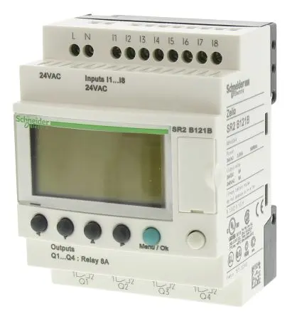 Produktfoto 1 von Schneider Electric Zelio Logic Logikmodul, 8 Eing. Relais Ausg.Typ Diskret Eing.Typ