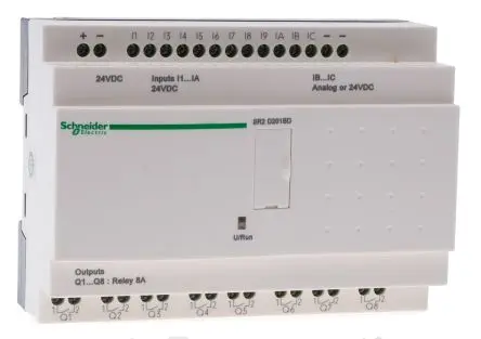 Produktfoto 1 von Schneider Electric Zelio Logic Logikmodul, 12 Eing. Relais Ausg.Typ Diskret Eing.Typ