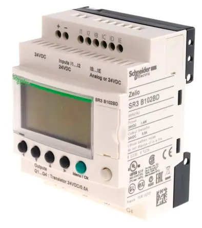 Produktfoto 1 von Schneider Electric Zelio Logic Logikmodul, 6 Eing. Transistor Ausg.Typ Analog Eing.Typ