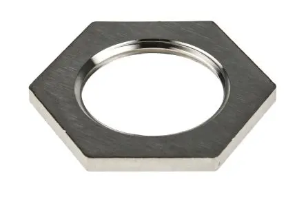 RS PRO Kabelverschraubung Mutter M25 Edelstahl 316 Silber