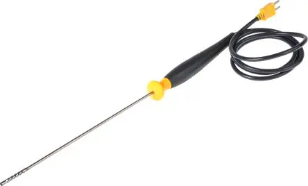 Produktfoto 1 von Fluke Temperatursensor, K x 215.9 mm Luft, Ø 3.175 mm, max.Temp 816 °C