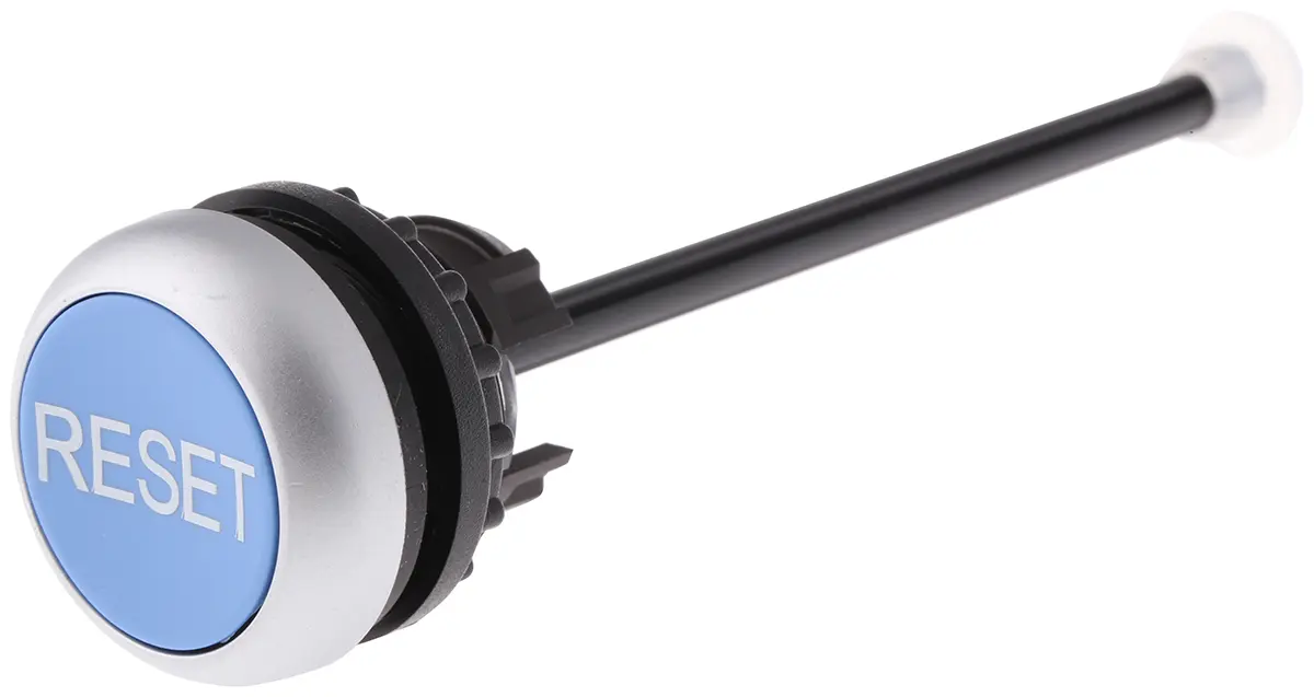 Produktfoto 1 von Eaton RMQ Titan M22 Drucktastenkopf Ø 22 mm, Blau Drück-Verriegelung Rund Rund Kunststoff, IP67