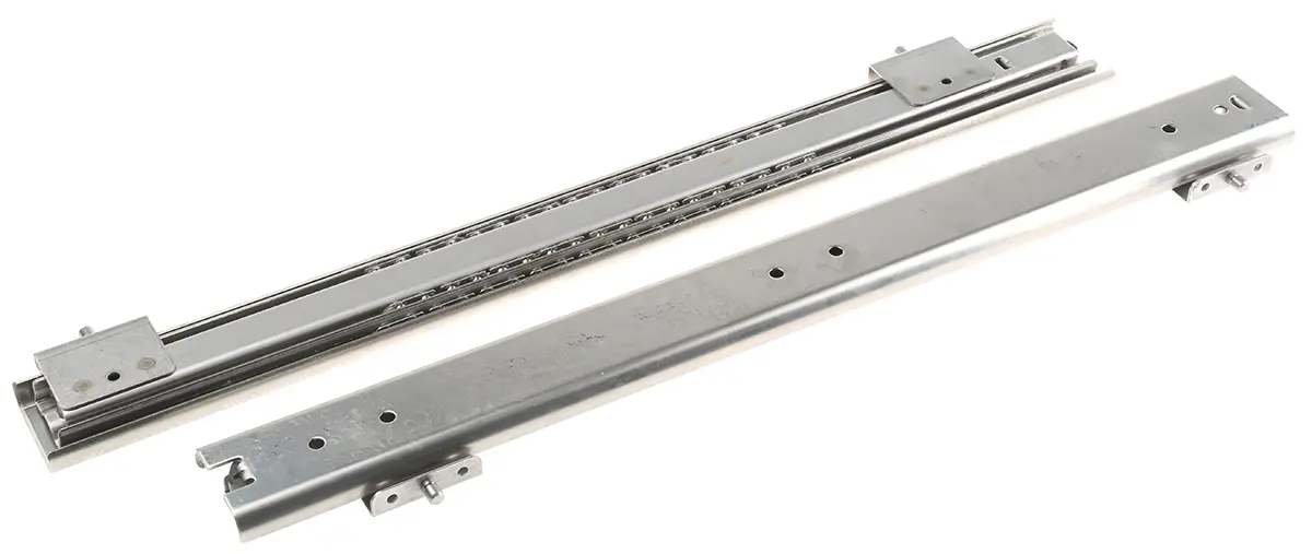 Produktfoto 1 von Accuride Teleskopschiene, Edelstahl, DS5322, 110kg max., 20.7 mm breit, 53.1 mm hoch, 592 mm tief