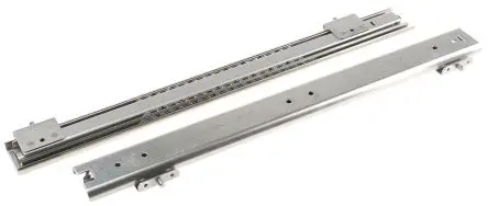 Produktfoto 1 von Accuride Teleskopschiene, Edelstahl, DS5322, 110kg max., 20.7mm breit, 53.1 mm hoch, 592 mm tief