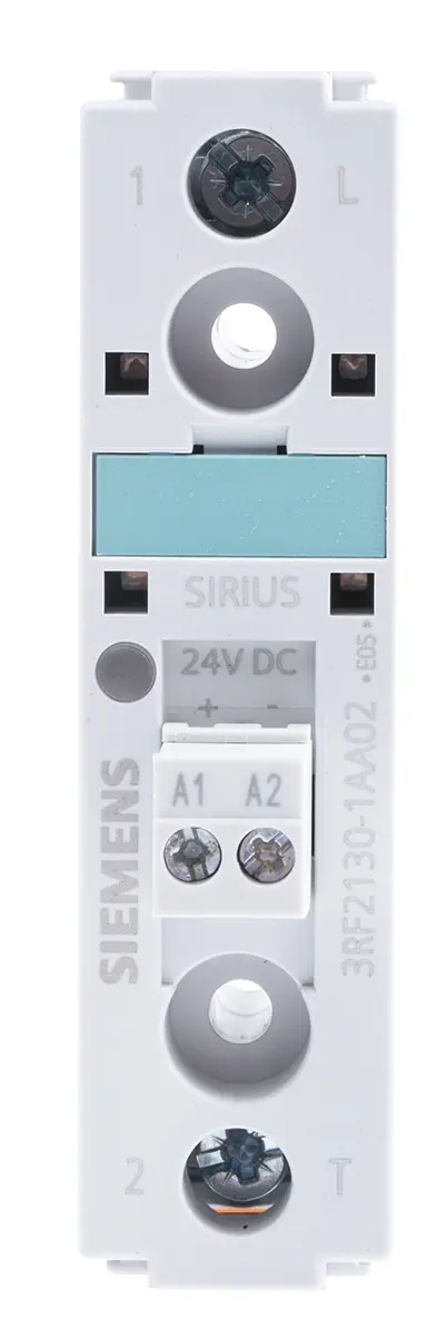 Siemens 3RF2 DIN-Hutschiene Halbleiterausgang, SPST 230 V 24V dc / 30 A