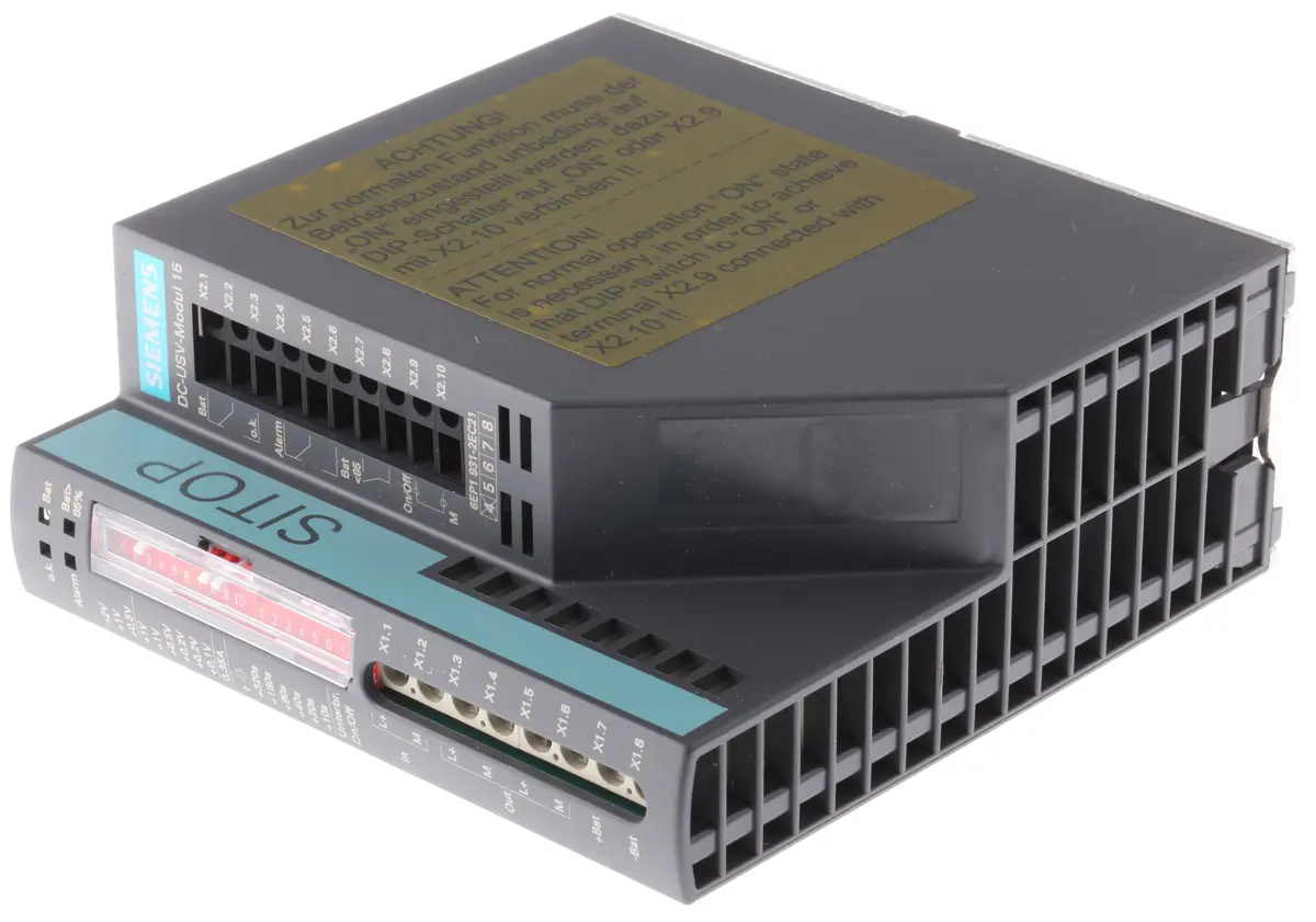 Produktfoto 1 von Siemens SITOP DC DIN-Schienen USV Stromversorgung 360W, 21.5 → 28.5V dc / 15A