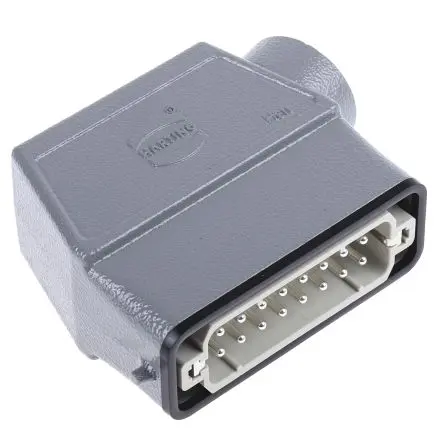 Produktfoto 1 von HARTING Han A Stromversorgungssteckverbinder in robuster Ausführung Panel 16A Schraubbefestigung Stecker 16-polig, 250V
