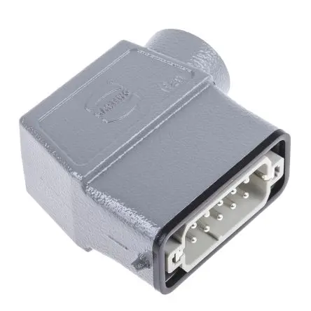 Produktfoto 1 von HARTING Anschlusshaube, Einfügen Harting 10A Stromversorgungssteckverbinder in robuster Ausführung, 16A, 250V