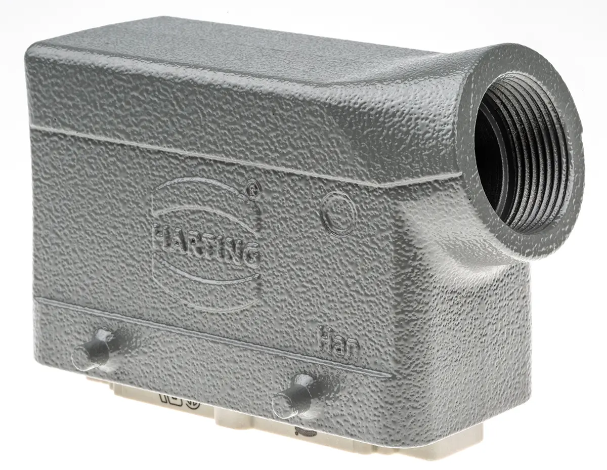 Produktfoto 1 von HARTING Han E Schwere Steckverbinder Kupplungskit, Stecker 16-polig, 500 V / 16A
