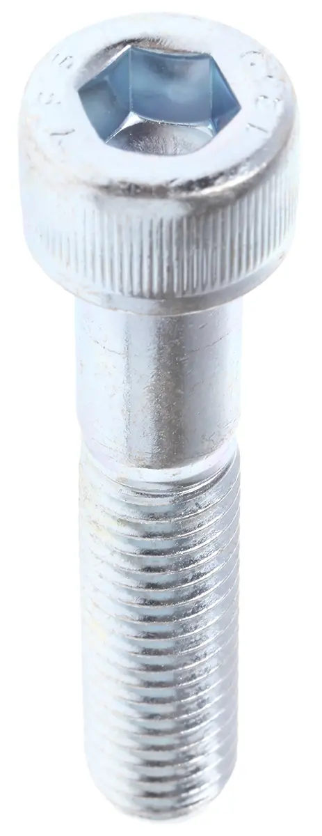 Produktfoto 1 von RS PRO Zylinderkopf Innensechskantschraube, Stahl verzinkt, M10 x 1.5mm, 50mm