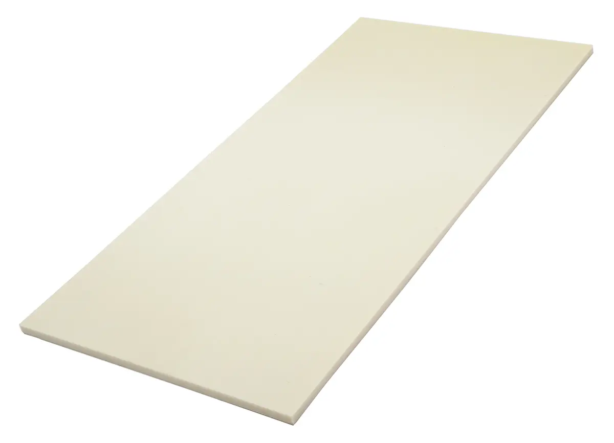Produktfoto 1 von Tufnol Phenol Harz, Baumwollgewebe-Laminatplatte Synthetisches harzgebundenes Gewebe Kunststoffplatte, Beige, 10 mm x