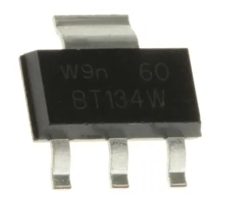 Produktfoto 1 von WeEn Semiconductors Co., Ltd TRIAC 1 A SOT-223 (SC-73) Oberfläche Gate Trigger 1.5 V 70 mA, 600 V 4-Pin