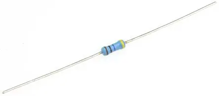 Produktfoto 1 von Vishay VR25 Metallguss Widerstand, Axial 10 MΩ 5 % / 0.25 W